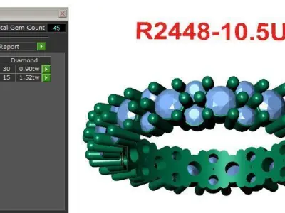 Band Ring 3D print model