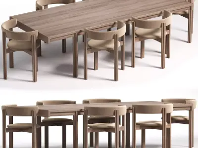 PRINCIPAL Chair and Table 3D model