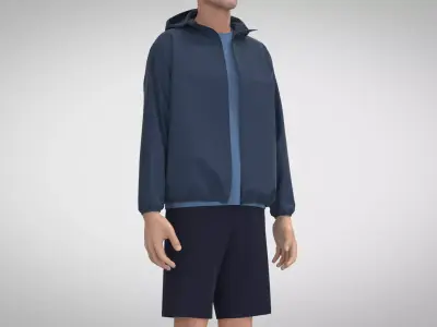 Casual Sport Outfit 3D model