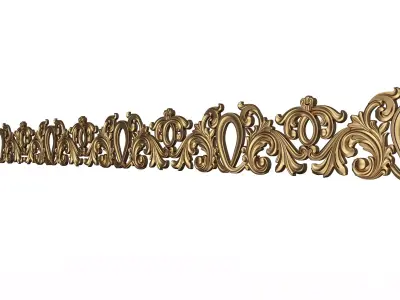 Ornament Element Molding 037 Low-poly 3D model