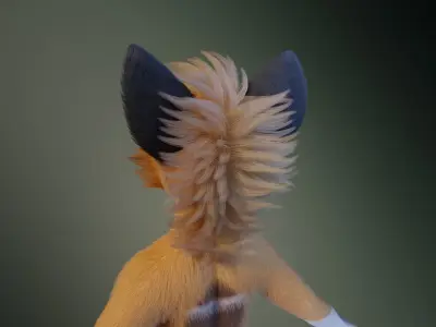 Yara Anthro Fox 3D model