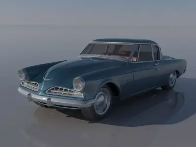 Studebaker Commander Coupe 1953  3D print model