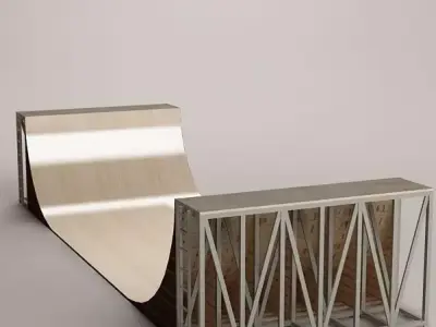 skate  ramp 01 3D model