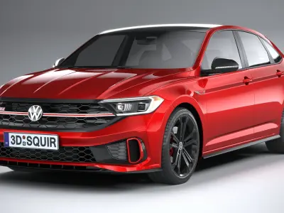 Volkswagen Jetta GLI 2022 3D model