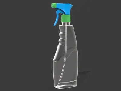 Spray Mist Plastic Bottle 3D print model