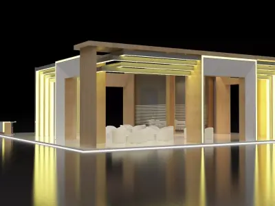 3D MODEL EXHIBITION STAND 3D model purchase