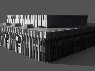 Xalqlar dostligi saroyi in Tashkent 3D model