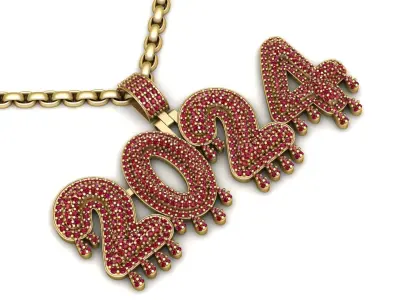 2024 Pendant  3D print model