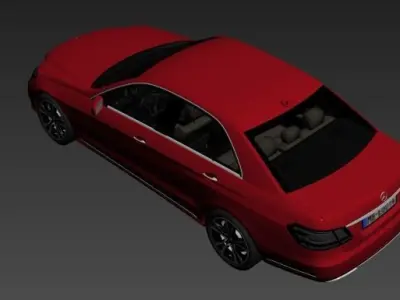 Mercedes Benz E Class Avantgarde 2014 3D model