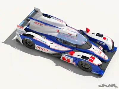 Toyota TS030 LeMans 2012 3D model