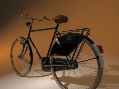 bicycle 2 vintage 3D model