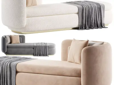 Shezlong glem Sofa 3D model