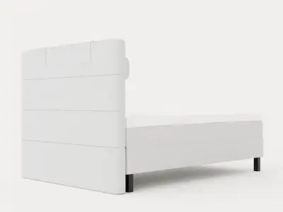 Lucky Continental Bed 140x200skum Low-poly 3D model