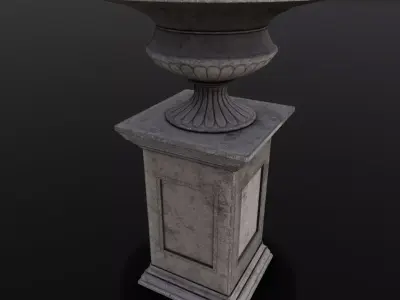 Decor Vase 3D Model Low-poly 3D model