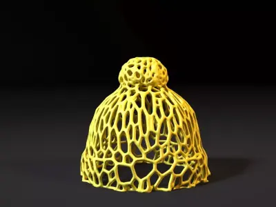 Cap Voronoi 3D print model