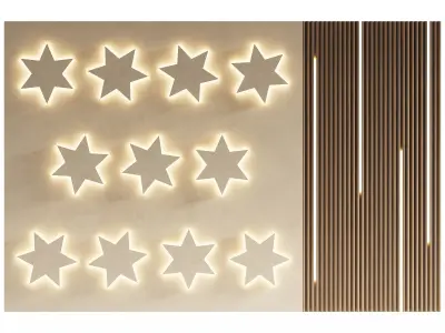 Wall 3D panel 14 3D model purchase