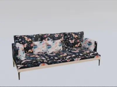 Sofa for Interior Design Free 3D model