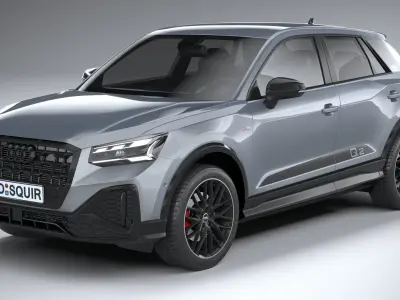 Audi Q2 S-Line 2021 3D model