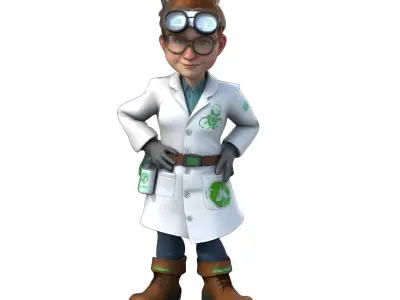 Futuristic Team Ensemble - Sci-Fi Figures Collection 3D print model