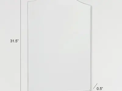 Modern Wall Mirror Free 3D model