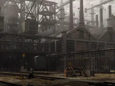 Foundry Industrial Asset Pack 3D model
