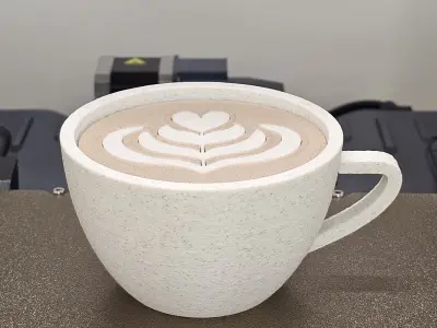 Latte Art 3D print model
