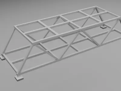 Bridge pack Low-poly 3D model
