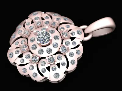 RUSSIAN STYLE PENDANT 3D PRINTABLE MODEL 3D print model