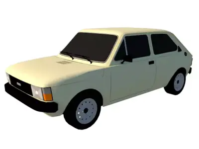 FIAT 147 L GL GLS 1979 1989 Low-poly 3D model