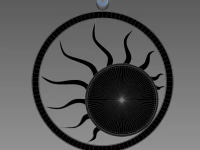 Orion Mirror - Designer Monzer Hammoud 3D model