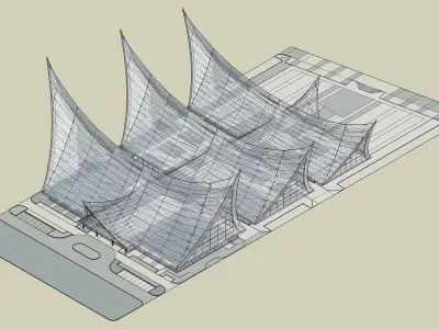 The Minangkabau House 3D print model