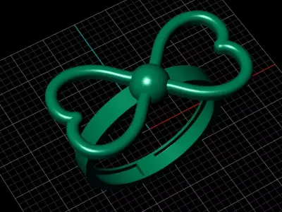 jewelry ring 325 3D print model