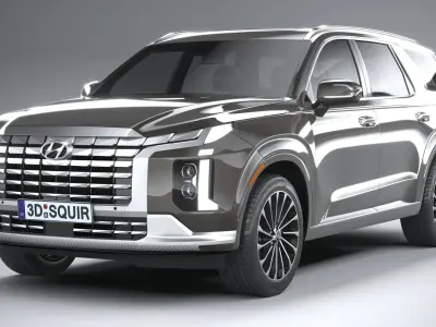 Hyundai Palisade 2022 3D model