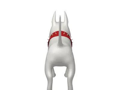 Dog Cartoon 02 3D model