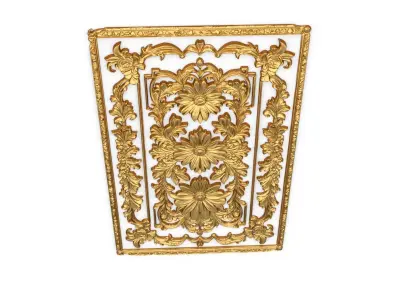 classical door decor 03 3D model
