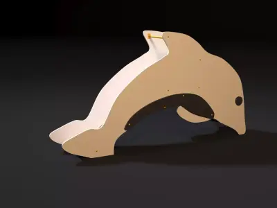 Dolphin slide 3D model