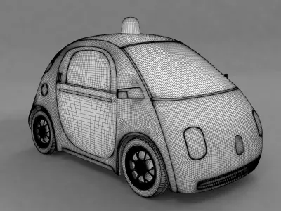 Google Car 3D model