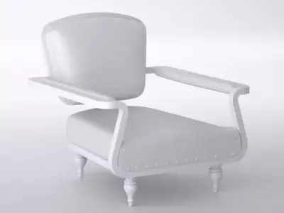 Serenite Luxury Armchair Paris collection Free 3D model