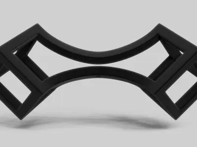 Abstract shape 1 3D print model
