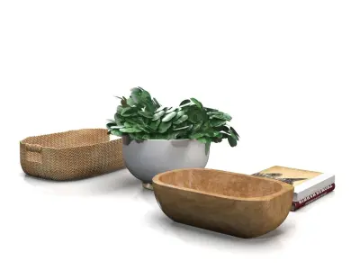 Coffee Table Decor 13 PBR 3D model