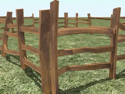 Fence 8 in 1 3D model