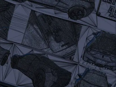 Ferrari 458 v2 relief Panno STL File for CNC Relief engraving 3D model