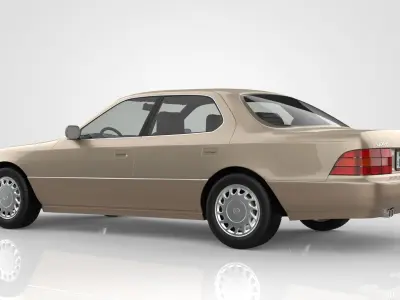Lexus LS 400 1989 3D model