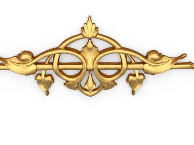 Classic carved decor ornament 502 3D print model