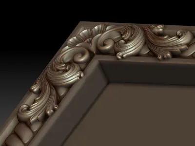 Decorative frame 4 3D model