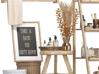 Bathroom Accessories 4 3D model