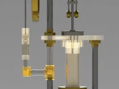 Stirling Hot Air Engine 3D model