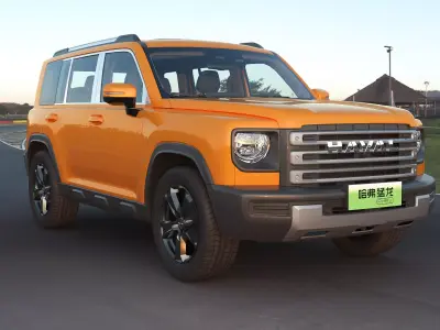 2023 Haval Raptor with lowpoly interior Low-poly 3D model