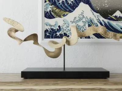 Anson Decor on Stand 3D model