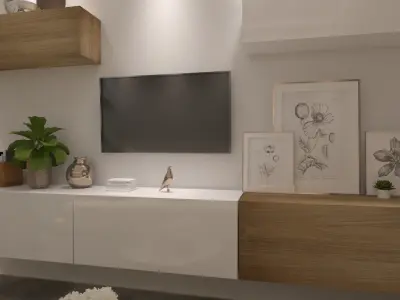 living room 3D model